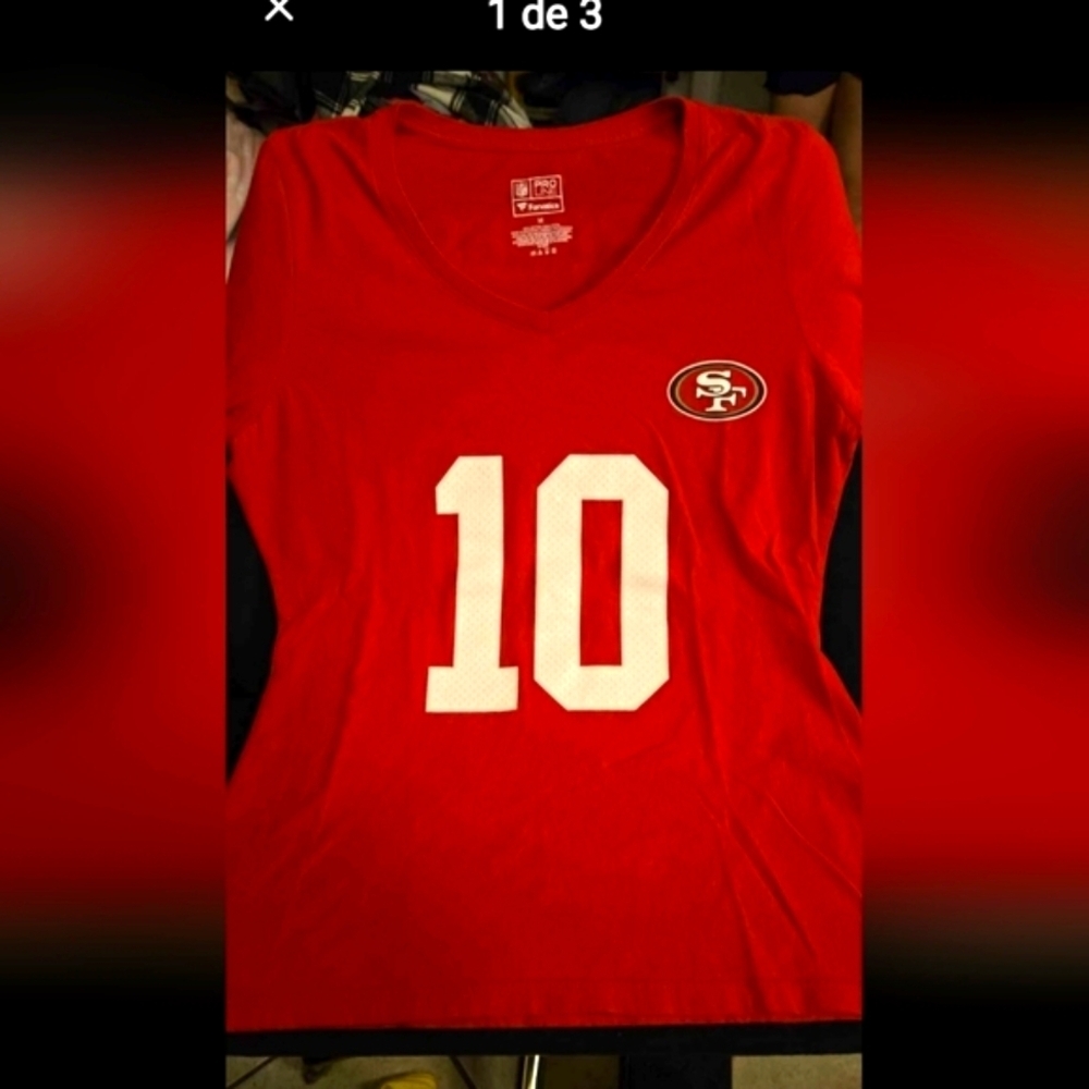 Fanatics Red NFL Pro Line T-Shirt B1
